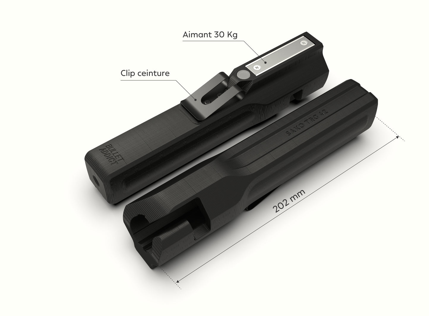 BOLZENHOLSTER / MAGNETISCHER BOLZENHOLSTER