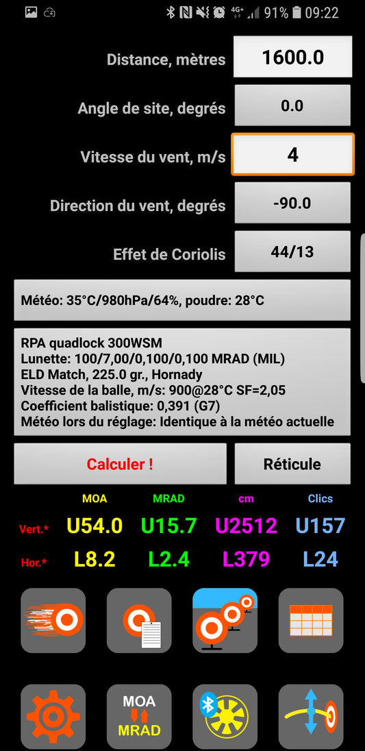 Tir longue distance (TLD) : Strelok PRO TUTO