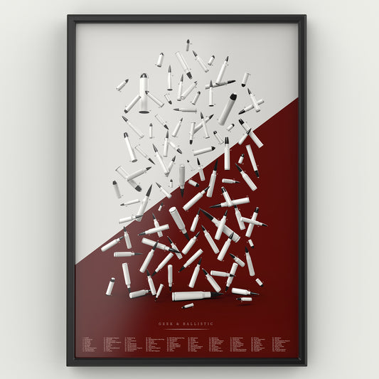 POSTER "100 calibers"