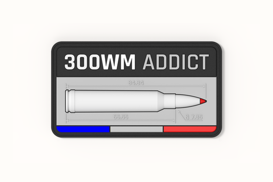 Velcro patch badge ammunition 300 WM ADDICT