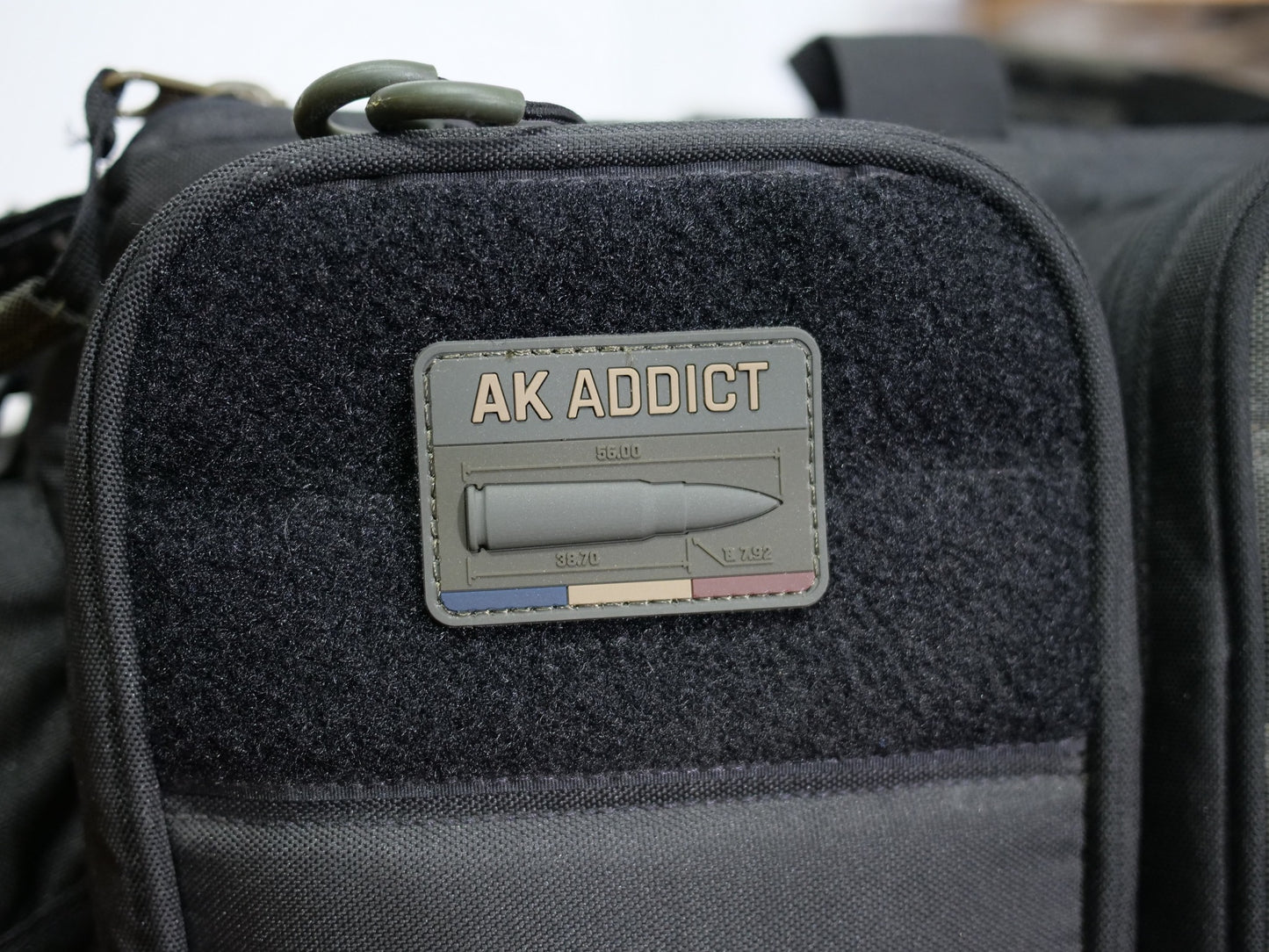 Ecusson patch velcro munition AK ADDICT